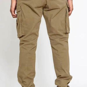 Pantalones cargo clásicos para hombre con corte holgado y costuras reforzadas para mayor durabilidad, pantalones cargo ligeros para hombre - Product Image 6