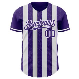 Full Button Short Sleeve Printed Baseball Jersey Breathable 100% Polyester Unisex Team Wear - Product Image 6