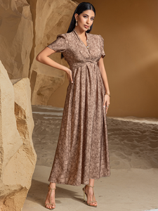Abaya de luxe style Dubaï, abaya modeste, robe abaya de luxe, abaya brodée, abayas pour femmes de Dubaï, vente en gros, ODM - Product Image 5