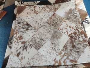 Natural Cowhide <b>Leather</b> Cushion <b>Cover</b> Pillow <b>Cover</b> Cow Hair on <b>Leather</b> Cushion <b>Cover</b> - Product Image 2