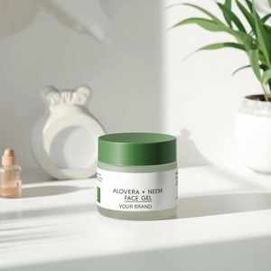 Gel Visage Naturel Apaisant et Hydratant Anti-Acné à l'Aloe Vera et au Neem – Soin de la Peau – Marque Privée OEM ODM pour Tous Types de Peau - Product Image 3