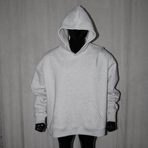 Heavy weight Custom Embroidery Hoodies Ash grey color heavy 450 GSM <b>Pullover</b> <b>for</b> <b>Men</b> Women Unisex 100% cotton Urban Production - Product Image 2
