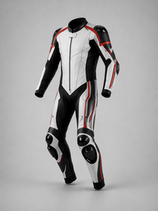 Black <b>Summer</b> Biker Moto Leather <b>Motorcycle</b> Racing Suit <b>Jacket</b> Trousers Set Breathable Waterproof Protective Riding Gear Unisex - Product Image 3