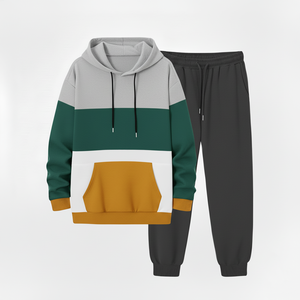 ชุดวอร์มมีฮู้ดแบบยูนิเซ็กซ์ ผ้าฟลีซ ลายเรียบ สำหรับวิ่ง ผ้าฝ้าย ระบายอากาศได้ดี เป็นมิตรกับสิ่งแวดล้อม สวมใส่สบาย เหมาะสำหรับการวิ่งออกกำลังกายและการฝึกซ้อม ขายส่ง - Product Image 3