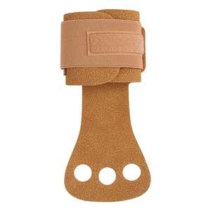 Heavy Duty Leather 3 Hole Cross fit Grips for Gymnastics and Gym Workout Comfortable Non Slip Customized Hand Grips - Product Image 1