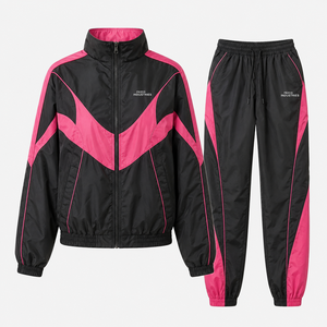 Ensemble de survêtement décontracté pour femme, hiver, à capuche, en nylon/coton de haute qualité, anti-bactérien, avec veste coupe-vent courte et short - Product Image 5