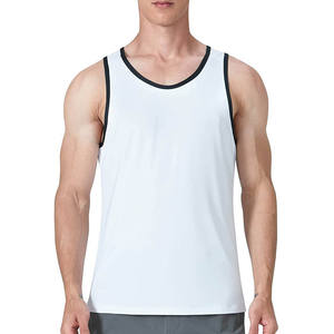 เสื้อกล้ามออกกำลังกายผู้ชาย OEM ซับเหงื่อ แห้งเร็ว เหมาะสำหรับออกกำลังกายและฟิตเนส ดีไซน์สวยที่สุด - Product Image 5