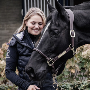 Harnais de cheval en cuir personnalisé avec plaque nominative, collier rembourré réglable, harnais de qualité supérieure - Product Image 3