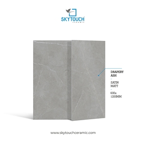 Carrelage de sol en porcelaine poli et émaillé, collection soie pour salon, qualité export, 600*1200 mm, à prix avantageux - Product Image 2