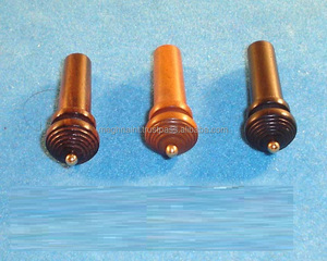 Meghna International Violin Hill Endpin Ribbed Gold Ball <b>Rose</b> <b>Box</b> Ebony for Beginners Music Learners Model MEG-OO4 - Product Image 2