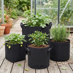 Eco Friendly Nonwoven Grow <b>Bags</b> for Indoor Outdoor Gardening Factory Direct Supply Hydroponic Garden Planters Tomato Grow <b>Bags</b> - Product Image 4