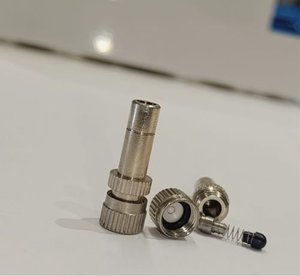 หัวฉีดพ่นหมอกแรงดันสูง Watersun Brass Silver ขนาด 6 มม. สำหรับระบบทำความเย็นและรดน้ำในโรงเรือน - Product Image 6