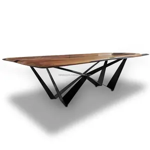 Elegant Contemporary Stainless Steel Coffee <b>Table</b> with Storage Premium Modern Luxury Minimal Designer Living Room Decor - Product Image 4