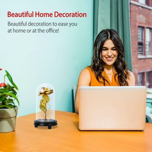 Guirnalda de Luces LED con Rosas en Cúpula de Cristal, Lámpara de Hadas para el Día de San Valentín, Luces Nocturnas - Product Image 2