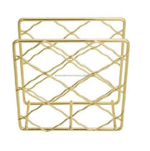 Servilletero de metal de hierro con forma y tamaño personalizados, perfecto para la cocina del hogar y la decoración de la mesa con estilo - Product Image 1