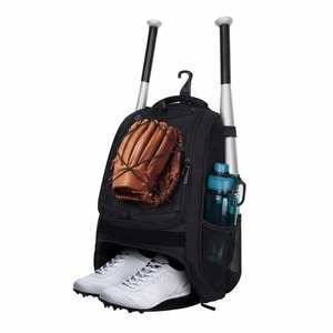 Mochila Deportiva de Nailon Rosa con Bolsillos Laterales para Bate, Capacidad de 30-40L, Compartimento Frontal con Cierre y Laterales de Malla - Product Image 6