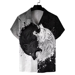 Camisa Casual de Verano para Hombre, Personalizada al por Mayor, de Manga Corta, Elástica y Estampada - Product Image 2