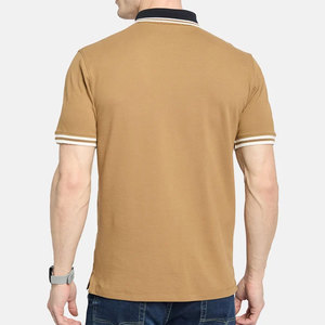 เสื้อโปโลผู้ชายแบบลำลองสั่งทำขายส่ง ดีไซน์ใหม่ขายดี รับทำโลโก้ สีพื้น ระบายอากาศได้ดี - Product Image 2