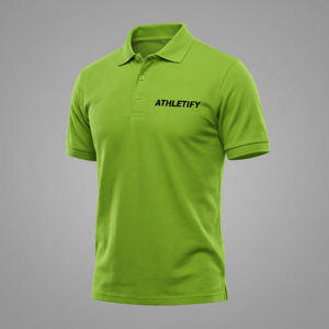 Camiseta de Punto de Algodón de Color Sólido para Hombre, Personalizada con Marca, Manga Corta, Informal, para Golf, Oficina, Personal Corporativo, Equipo Deportivo, Escuela - Product Image 1