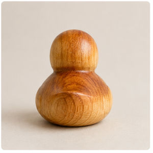 Figurine de canard en bois de manguier faite à la main, décoration minimaliste pour table, art pour salon, sculpture animale - Product Image 5