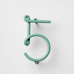 Numéros de maison en fil de fer Meta 5 - Product Image 1
