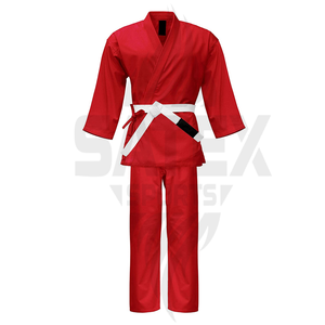 Uniformes de Karate Ligeros, Transpirables y de Secado Rápido, Precio de Fábrica, Personalizados, Servicio OEM, Alta Calidad, Poliéster/Algodón para Adultos - Product Image 4