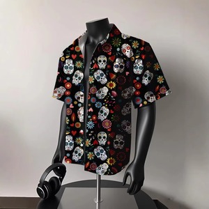 Custom Printed Hawaiian <b>Shirt</b> for Men Tropical Beach <b>Shirt</b> Short Sleeve <b>Button</b> Up Casual Summer Wear OEM ODM Wholesale - Product Image 4