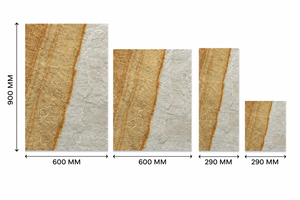 Arena <b>Stone</b> Double Tone Brushed Sandstone Paving <b>Stone</b>-Cut-to-Size Traditional Design Outdoor Patio Walkway Courtyard 5+ Year - Product Image 3