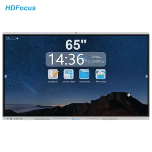 Education Electronic Interactive 55 inch Multi-Touch Screen Board Flat Panel Intelligent Interactive Whiteboard