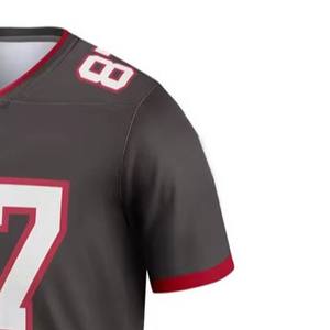 Jersey de Fútbol Americano Personalizado para Hombre, Cosido a Mano, Informal, Antiarrugas, Transpirable - Product Image 2