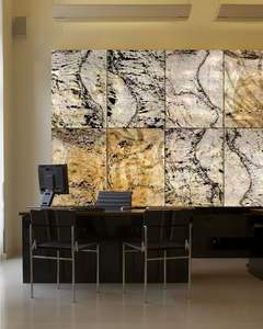 Revêtement mural en pierre naturelle translucide et flexible, rustique et durable, certifié CE/ISO9001, garantie 5 ans+, pour intérieur/extérieur de villa - Product Image 6