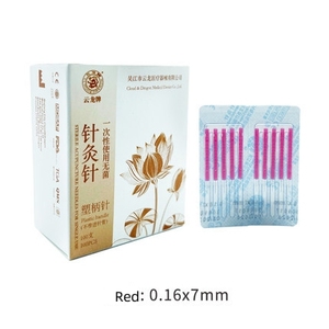 100 Uds menos dolor colorido mango de plástico <span class=keywords><strong>agujas</strong></span> de acupotomía pequeña aguja de cuchillo - Product Image 4