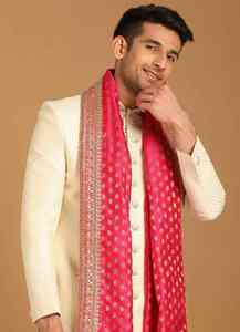 Sherwani décontracté pour homme, tenue de marié indienne et pakistanaise, protection solaire, infroissable, toutes saisons - Product Image 5