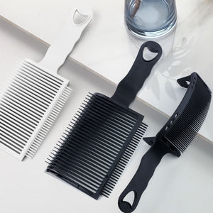 Peigne de coupe de cheveux pour hommes en gros, brosse à cheveux plate antistatique, peigne courbé pour tondeuse, outil de barbier pour des cheveux lisses - Product Image 5