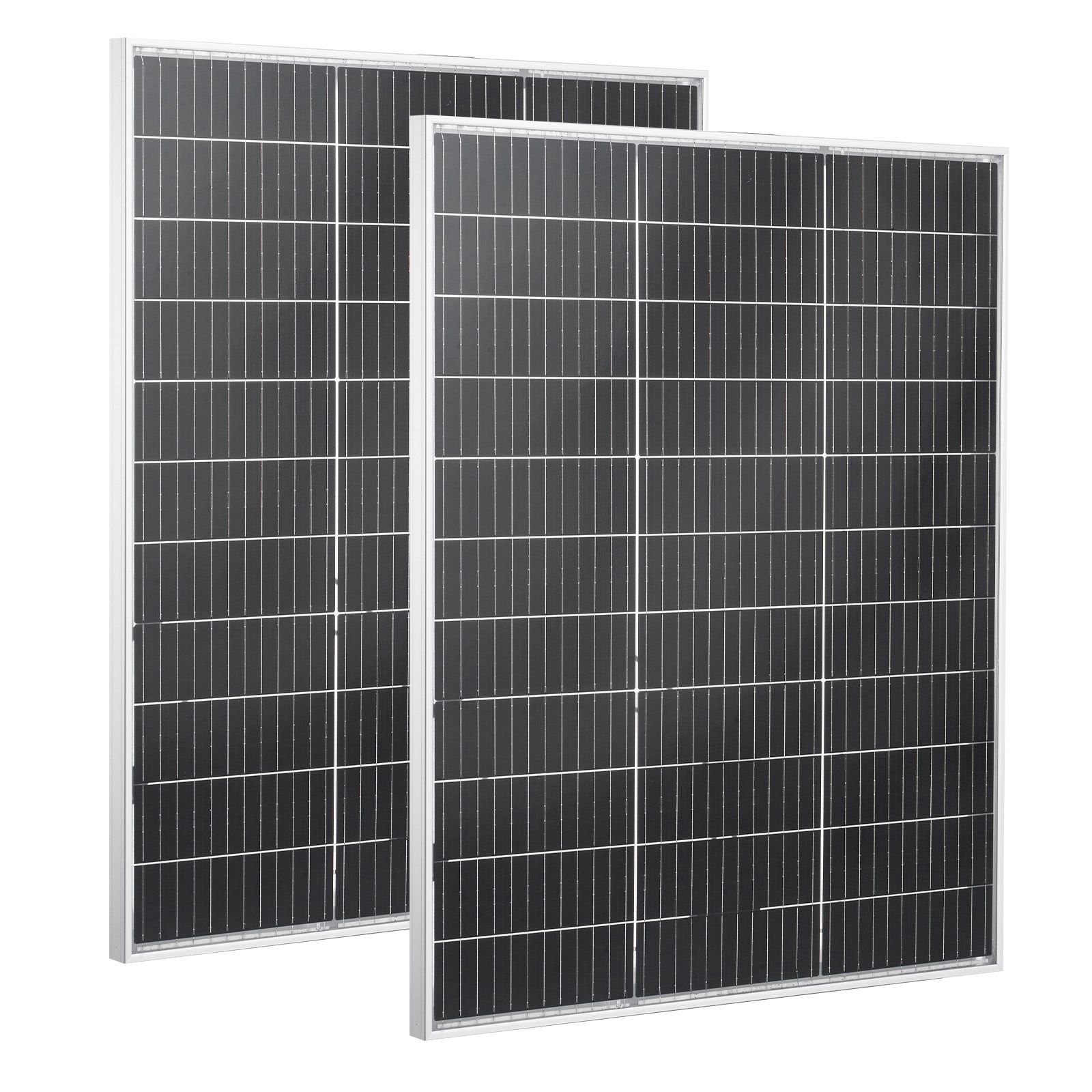 2pcs <strong>100W</strong> Bifacial <strong>Solar</strong> <strong>Panels</strong> 23% High Efficiency N-Type <strong>Monocrystalline</strong> PV Module 720W Max. IP67 Aluminum Frame MC4 Output