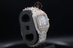 High on Demand Unisex Moissanite Diamond <b>Watch</b> High Brilliance Stones <b>for</b> Daily Wear Gifting and Special Occasions <b>for</b> Sale - Product Image 2