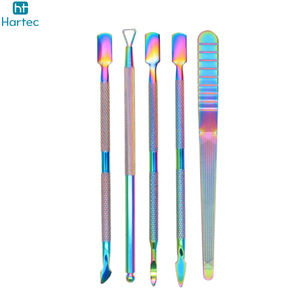 Ergonomic Stainless Steel OEM ODM Service High-Precision Multi-Function Nail Cleaner and Cuticle Pusher Salon Quality <b>Tools</b> - Product Image 3