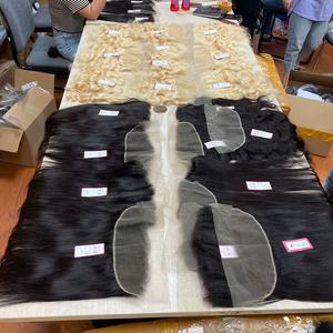 100% vendeurs directs de cheveux humains couleur naturelle HD pour dentelle frontale vietnamienne bouclée style vague profonde lâche 13*4 & 13*6 tailles - Product Image 3