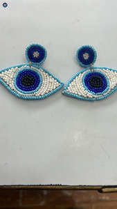 Handcrafted Bohemian-Style Drop <b>Earrings</b> Unique <b>Crystal</b> Seed Bead Woven Ear <b>Studs</b> with Stainless Steel Beaded Fashion Accessory - Product Image 6