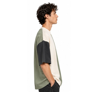 Camiseta Oversize para Hombre, 100% Algodón, Corte Holgado, Ropa de Verano, Manga Corta, Suave, Informal - Product Image 3