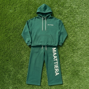 Conjunto Deportivo Personalizado para Mujer, Sudadera Holgada con Capucha y Pantalones Anchos, Estampado Gráfico, Ropa Casual Urbana OEM - Product Image 6