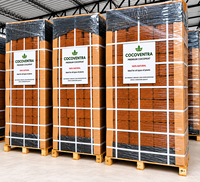 Bloc de tourbe organique 5 kg, faible EC, triple lavage, haute expansion 16-17 L/kg, forte rétention d'eau, support de culture durable Cocoventra
