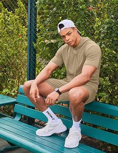 Sportswear Gym Wear Lightweight Breathable <b>Matching</b> <b>Set</b> Oversized Fit Pullover Hoodie <b>Jogger</b> Shorts Soft - Product Image 3