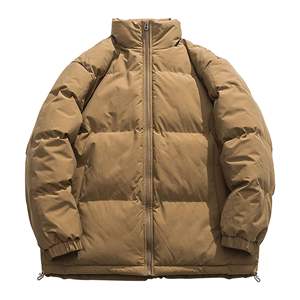 Veste matelassée en toile pour homme, style tendance, vente en gros à bas prix, hiver, logo personnalisé, veste respirante écologique - Product Image 1