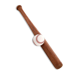 Bate de béisbol profesional de alta calidad y máxima dureza para exteriores, hecho de madera maciza. - Product Image 5