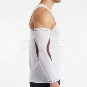 Manchons de compression athlétiques souples, anti-humidité, écologiques, légers, en tissu Spandex/Polyester, pour une liberté de mouvement optimale - Product Image 5