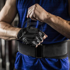 อุปกรณ์ป้องกันกลางแจ้ง ถุงมือฟิตเนสคุณภาพพรีเมียม ถุงมือฟิตเนสเพื่อความปลอดภัยในการเล่นกีฬา - Product Image 5