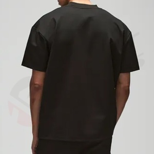 Camisetas Casuales de Verano de 280 g/m², Estilo Urbano, Cuello en V, Corte Regular, Manga Corta, 100% Algodón, Teñidas, Tejidas - Product Image 2