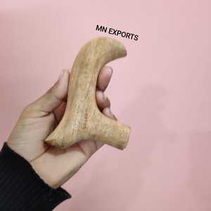 ไม้เท้าทำมือขัดเงาด้วยทองเหลือง ด้ามจับไม้ งานฝีมือธรรมชาติ เป็นมิตรกับสิ่งแวดล้อม - Product Image 5