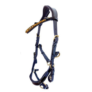 Brida de Cuero Genuino de Alta Resistencia para Equitación, Ajustable, Duradera, de Primera Calidad, Color Personalizable - Product Image 1